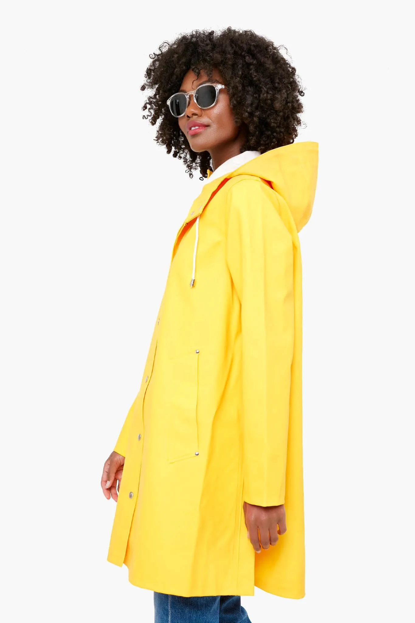 Yellow Mosebacke Raincoat