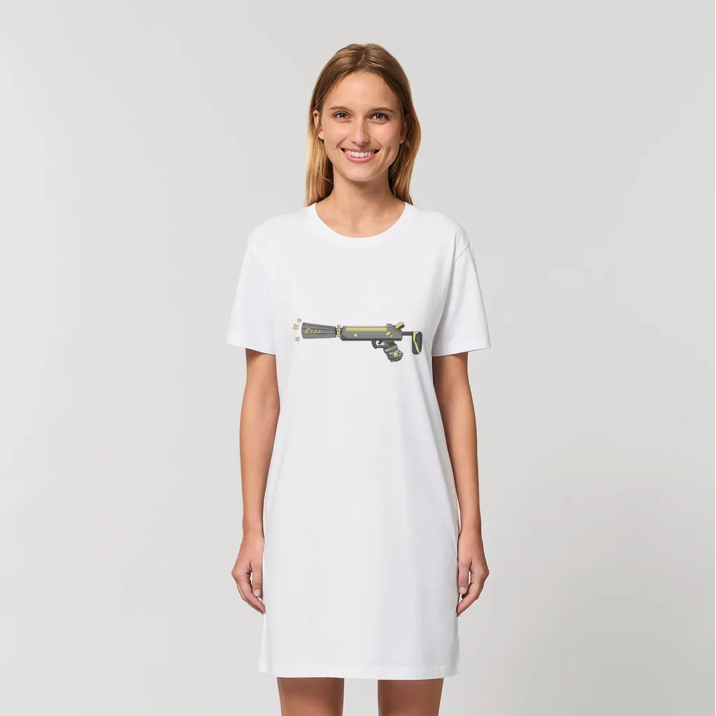 Yellow Weapon Organic T-Shirt Dress