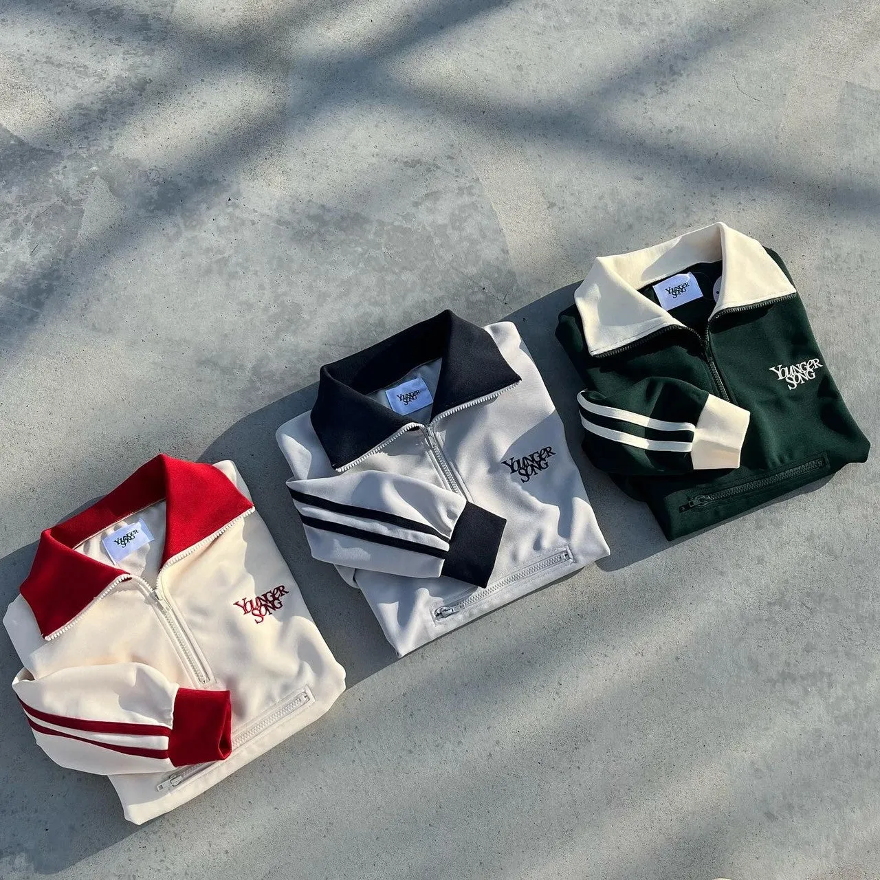 ys half zip track jacket