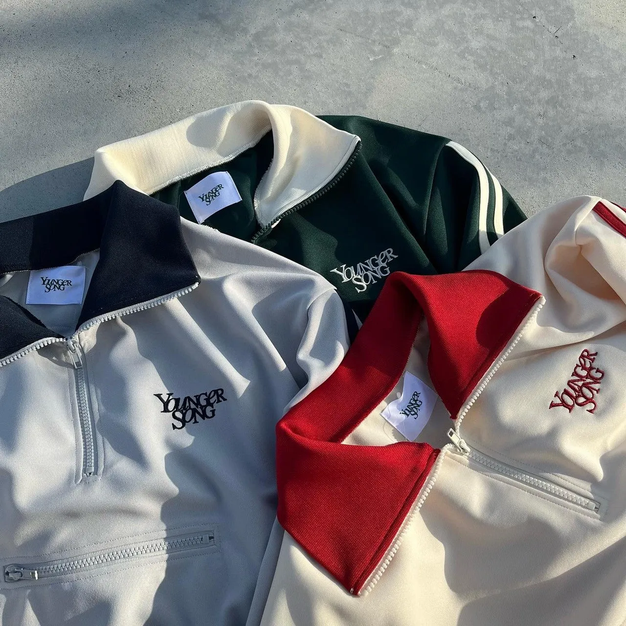 ys half zip track jacket